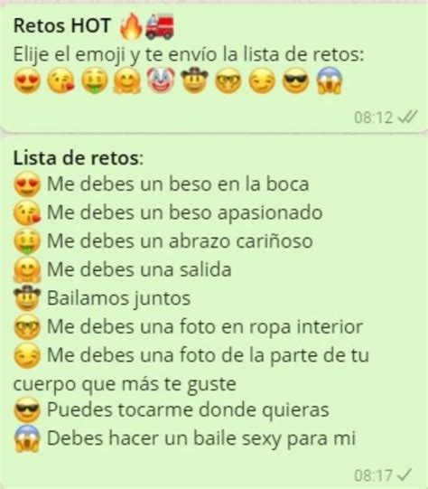 retos para novios por chat|RETOS PARA PONERLE A TU NOVIO